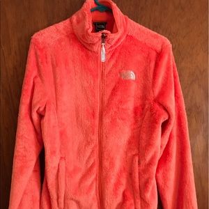Fuzzy north face fleece.